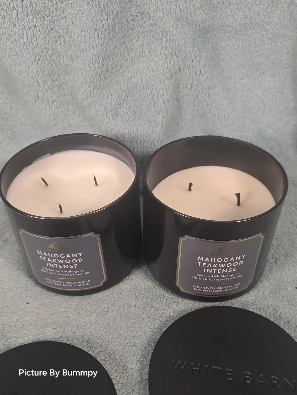 White Barn Mahogany Teakwood Intense 2-Pack Black Jar Candles - Picture 7 of 7